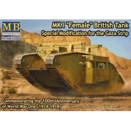 Mujeres Tank Mk.I británico. Enmienda Especial para la Franja de Gaza