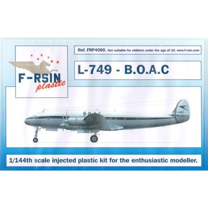 Lockheed L-049 / L-749 Constellation - BOAC - tatuajes / láser serigrafiadas