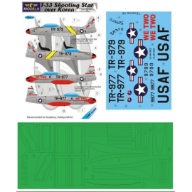 Lockheed T-33 Shooting sobre Corea (máscara de pintura incluido) (diseñado para ser la agricultura con los kits de la Academia y