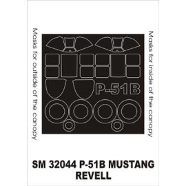  North American P-51B Mustang (interior y exterior) (diseñado para ser la agricultura con kits de Revell)