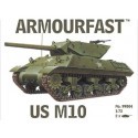 Maqueta M10 US Tank Destroyer: the pack includes 2 snap together tank kits