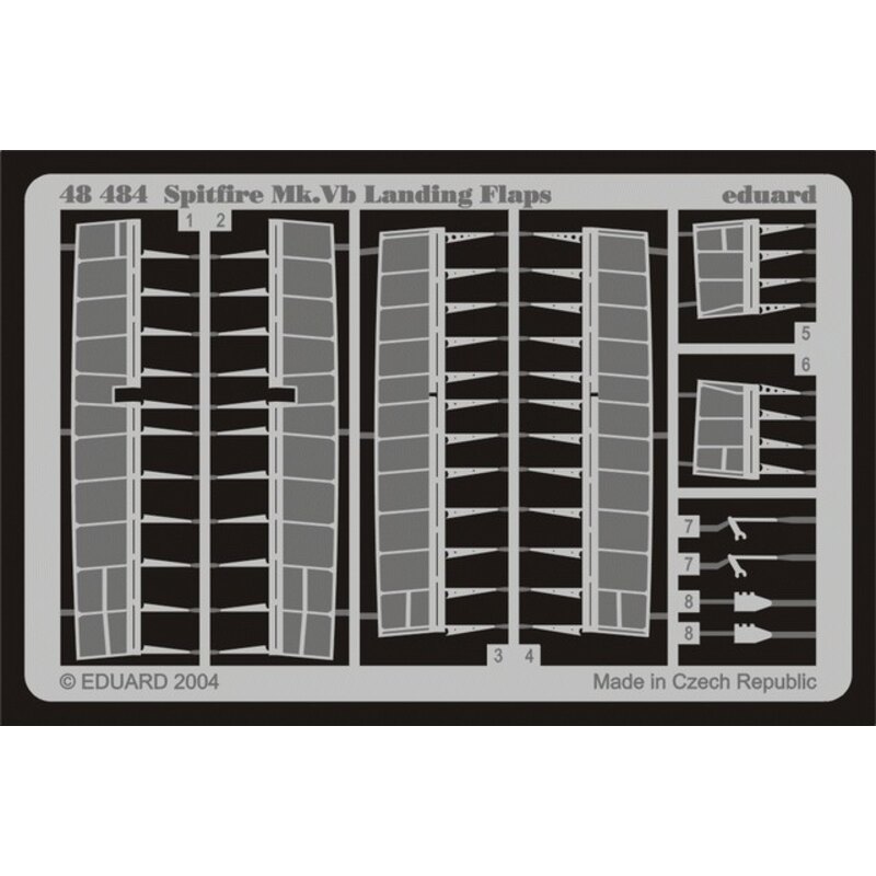 Supermarine Spitfire Mk.Vb Flaps (diseñado para ser ensamblado con maquetas de Hasegawa)