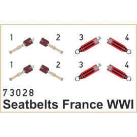 Maqueta cinturón de seguridad Francia ww1
