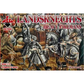 Landsknechts pesado piqueros 16 c.