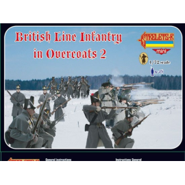 Figuras Británico Infantería de Línea en Abrigos 2 (napoleónico)