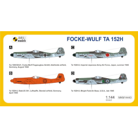 Regímenes Especiales Focke-Wulf Ta 152H El Ta 152H fue una de las últimas y mejores cazas alemanes de la Segunda Guerra Mundial