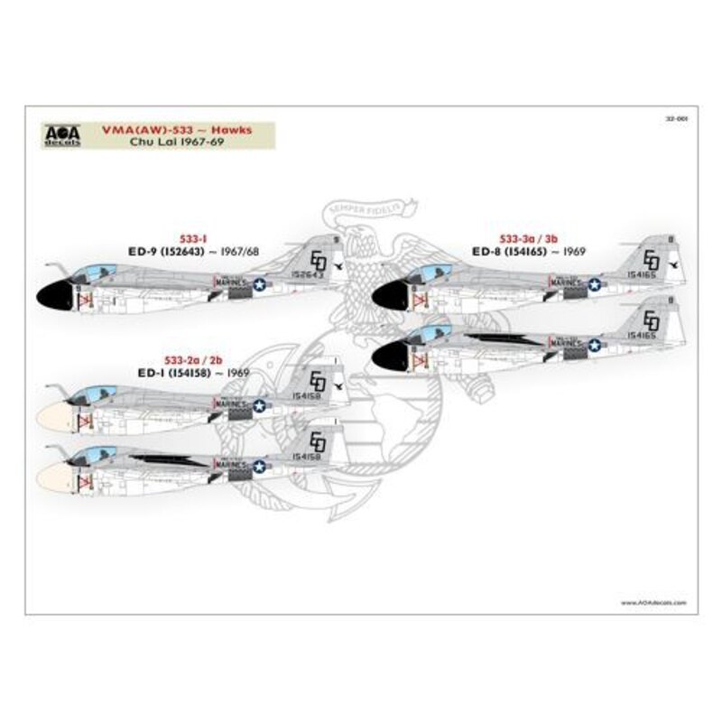 INTRUSOS Grumman de los intrusos BEACHUSMC A-6A en la guerra de Vietnam