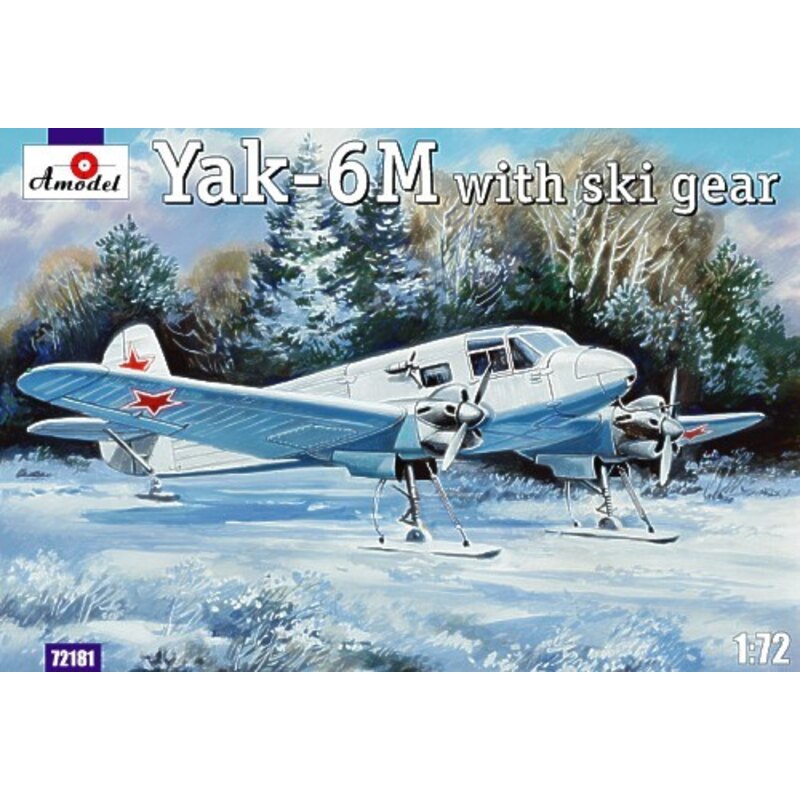 Yakovlev Yak-6M with skis