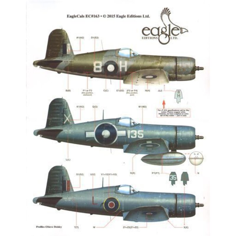 FAA Vought CorsairsFleet Arma Aérea de la Marina Real Corsarios F4Us disponible en las escalas 72ª, 48ª y 32ª. Asegúrese de sele