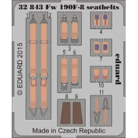 Focke-Wulf Fw 190F-8 cinturones de seguridad (diseñados para ser utilizados con los kits de Revell)