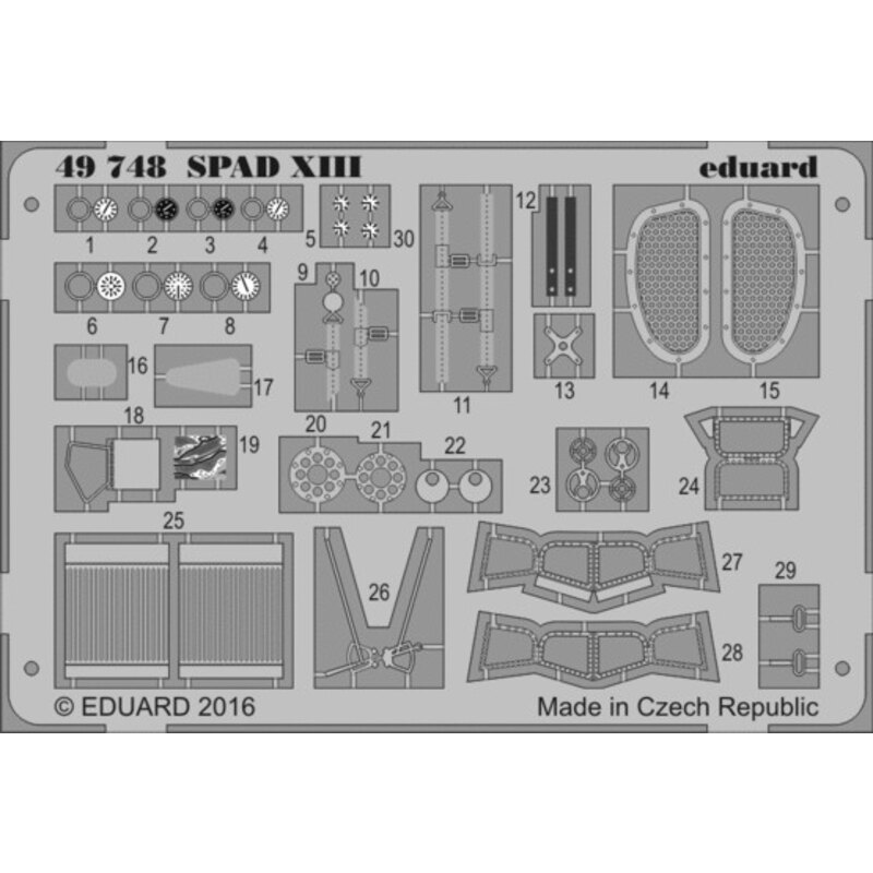 SPAD XIII (diseñado para ser utilizado con los kits de Revell)