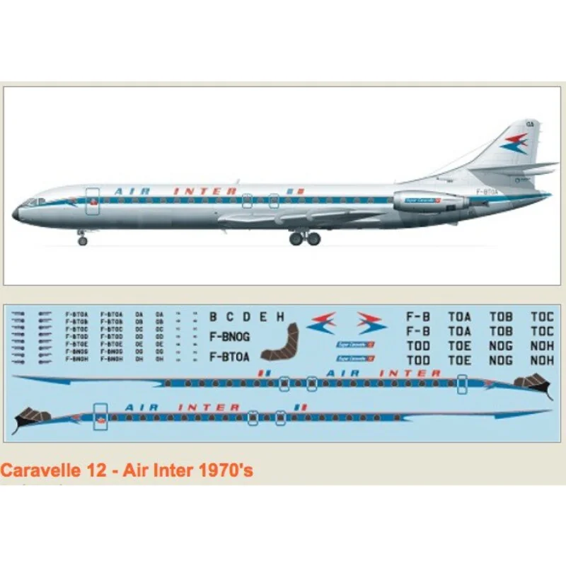 Caravelle 12 de Air Inter 70