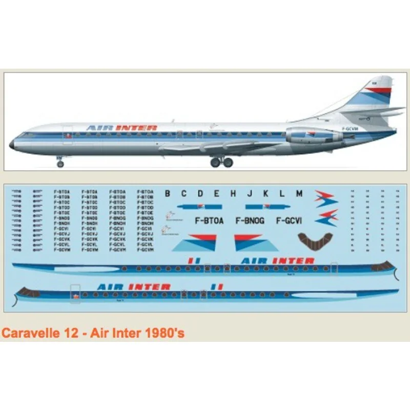 Caravelle 12 de Air Inter 80