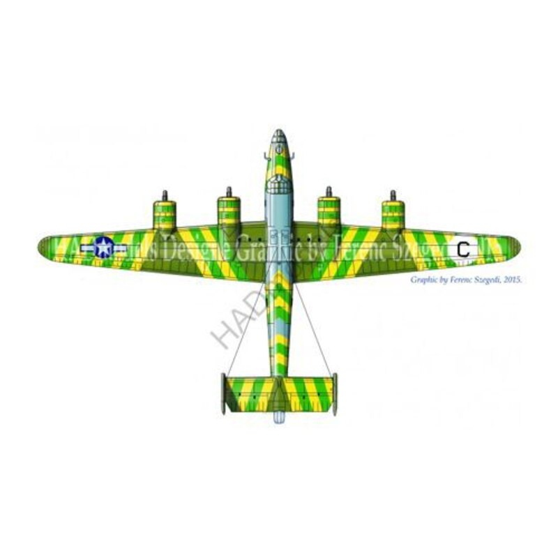 Consolidated B-24D del dragón verde USAF