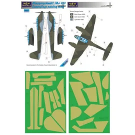 Máscaras en Messerschmitt Me 410 (diseñados para ser utilizados con Revell y Meng Modelos)