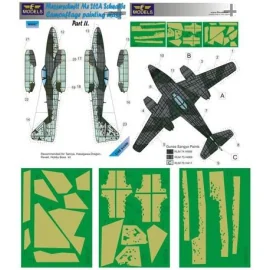 Messerschmitt Me 262A Schwalbe parte II (diseñado para ser utilizado con los kits de Hasegawa, y Tamiya Revell)