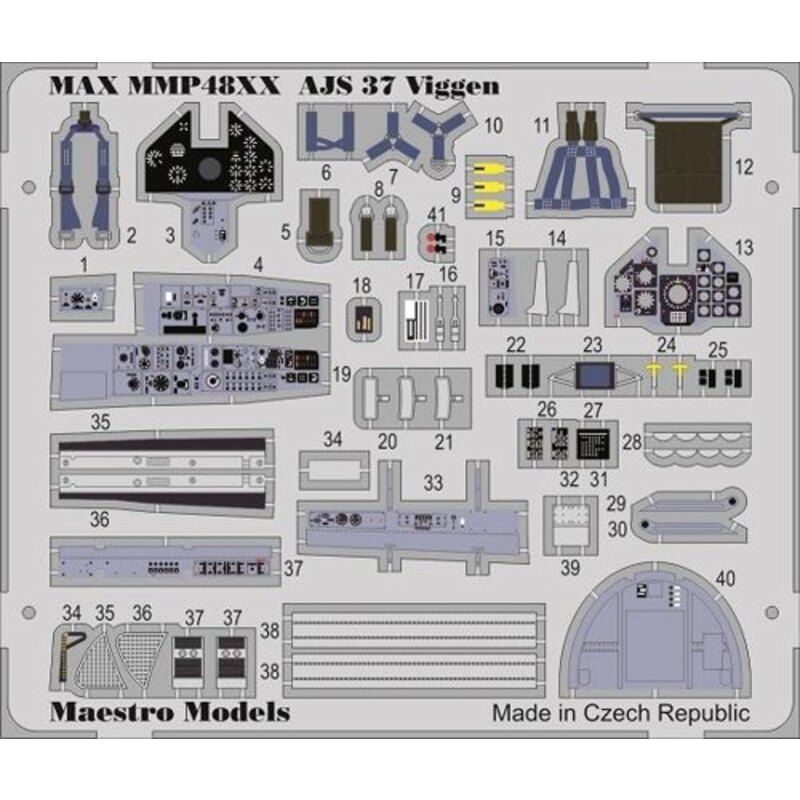 Saab AJ-37 / AJS-37 Viggen interior (diseñado para ser utilizado con equipos de aficionados Especial y Tarangus)