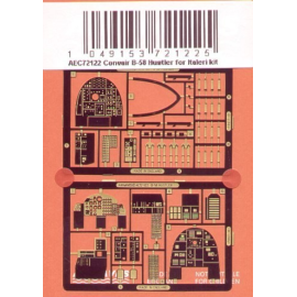 Re-released! Convair B-58 Hustler instrument panels etc (diseñado para ser ensamblado con maquetas de Italeri)