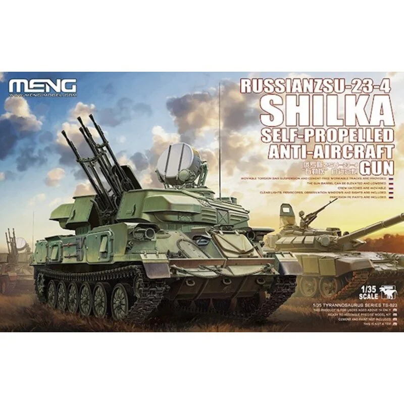 Ruso autopropulsado ZSU-23-4 Shilka antiaéreo arma