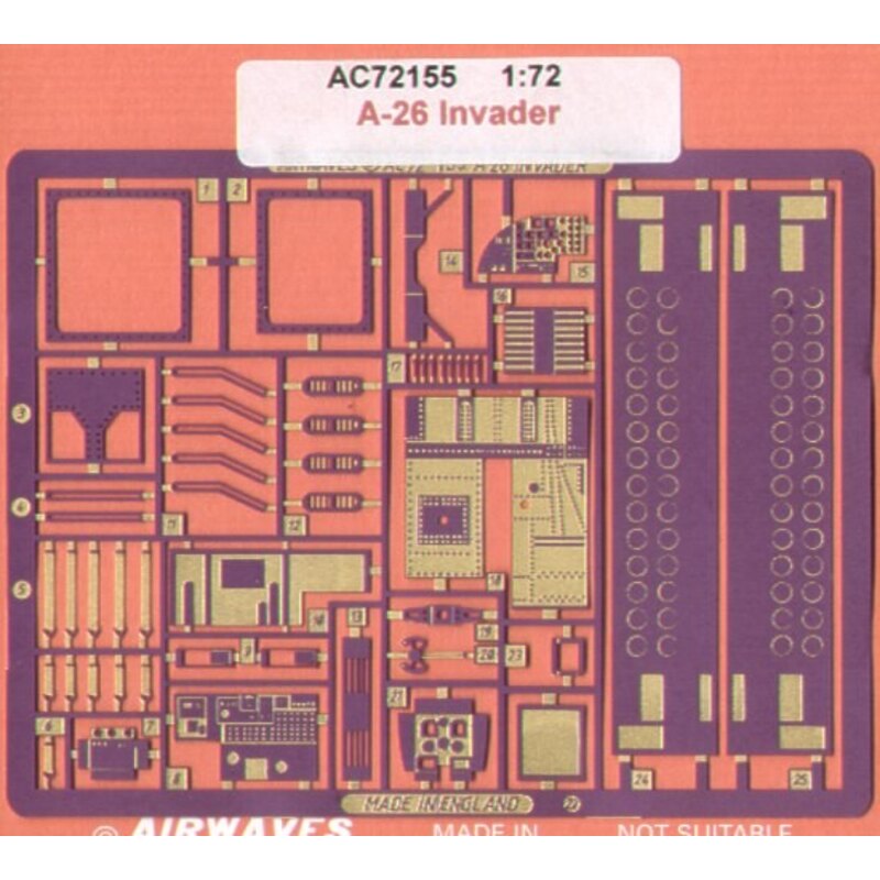 Douglas A-26 Invader (diseñado para ser ensamblado con maquetas de Airfix)