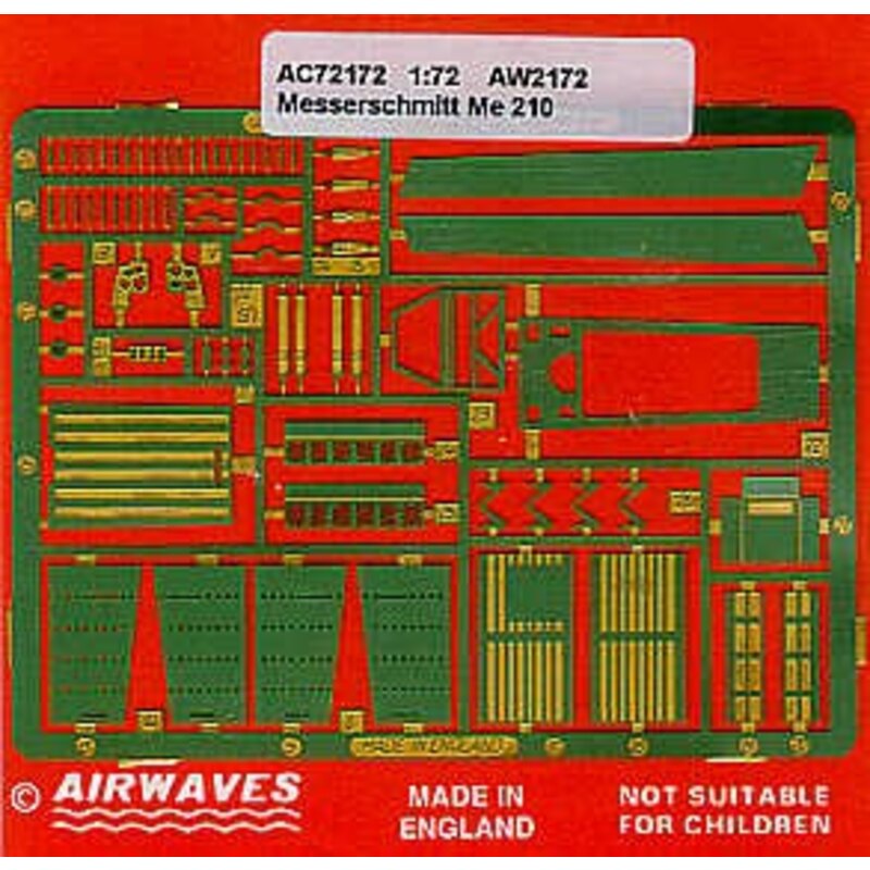 Messerschmitt Me 210 (diseñado para ser ensamblado con maquetas de Italeri)