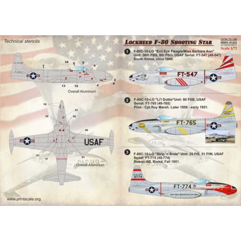 Lockheed F-80C estrella fugaz