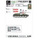 Rusia modelo T-34/1943 - T-34 modelo / 1943 Leningrado frontal principios de 1943.