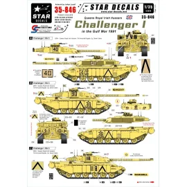 Challenger I en la Guerra del Golfo QRIH - Queens Royal Irish Húsares Challenger I de la Guerra del Golfo I 1991.Challenger Mc 3
