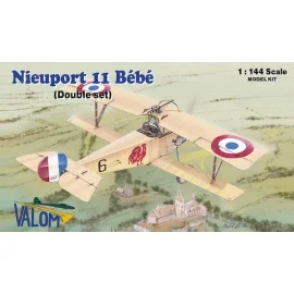 Nieuport 11 Bebe (Dual Combo con 2 kits) tincludes dos bebederos idénticos con piezas, motores de resina 2 x y dos trastes con p