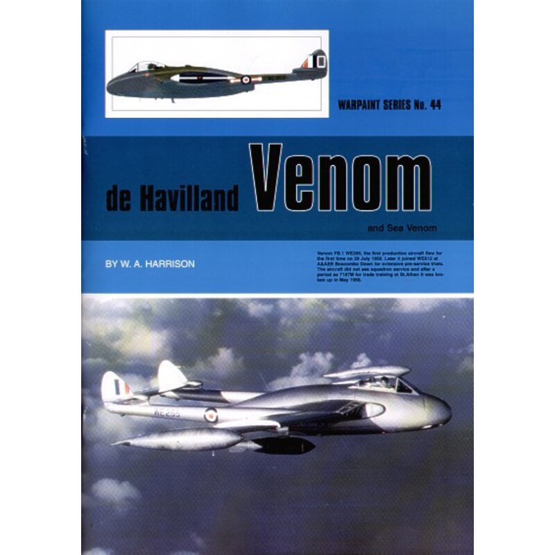 De Havilland Sea Venom y Veneno (Hall Park Books Limited)