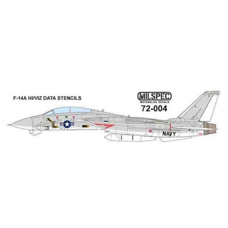 PLANTILLAS DE DATOS Grumman F-14A Tomcat HI / VIZ