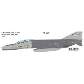  Calcomanía McDonnell F-4G Phantom 562a STTV 37ª TFW 1990