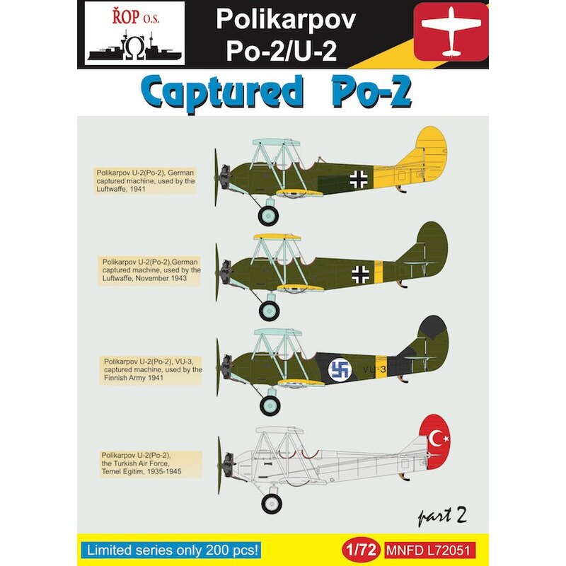 Polikarpov PO-2 / T-2 - Capturado PO-2 Parte 2