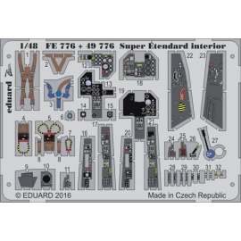 Dassault Super Etendard Interior Parte I (diseñado para ser utilizado con los kits modelo cinético)