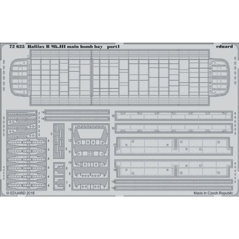 Handley-Página Halifax B Mk.III bahía principal de bomba (diseñado para ser utilizado con los kits de Revell)!