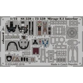 Dassault Mirage F.1CG interior (diseñado para ser utilizado con equipos de aficionados Especial)