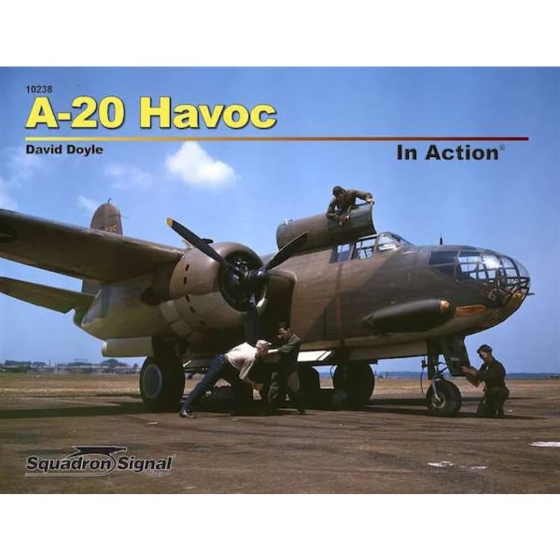 A-20 estragos en ACCIÓN Doyle. El Douglas A-20 Havoc fue un bombardero ligero, ataque, y la aeronave intrusa de la Segunda Guerr