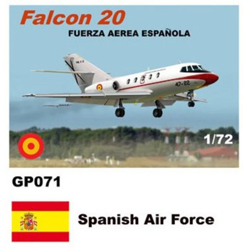 Fuerza Aérea Dassault Mystere-20 Falcon Adhesivos español