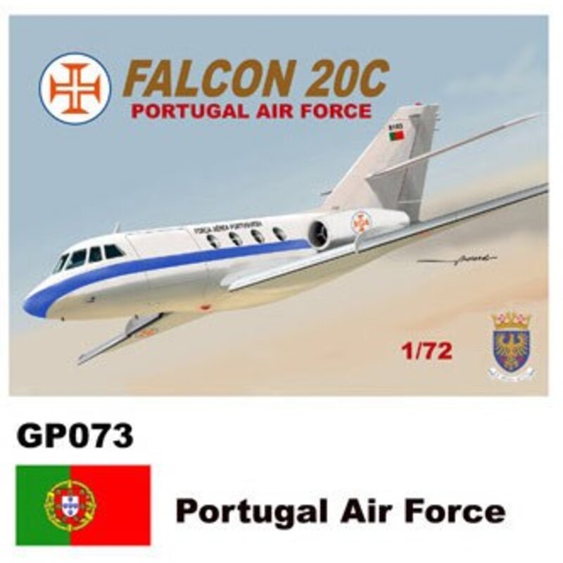 Fuerza Dassault Mystere-20 Falcon Adhesivos Air Portugal