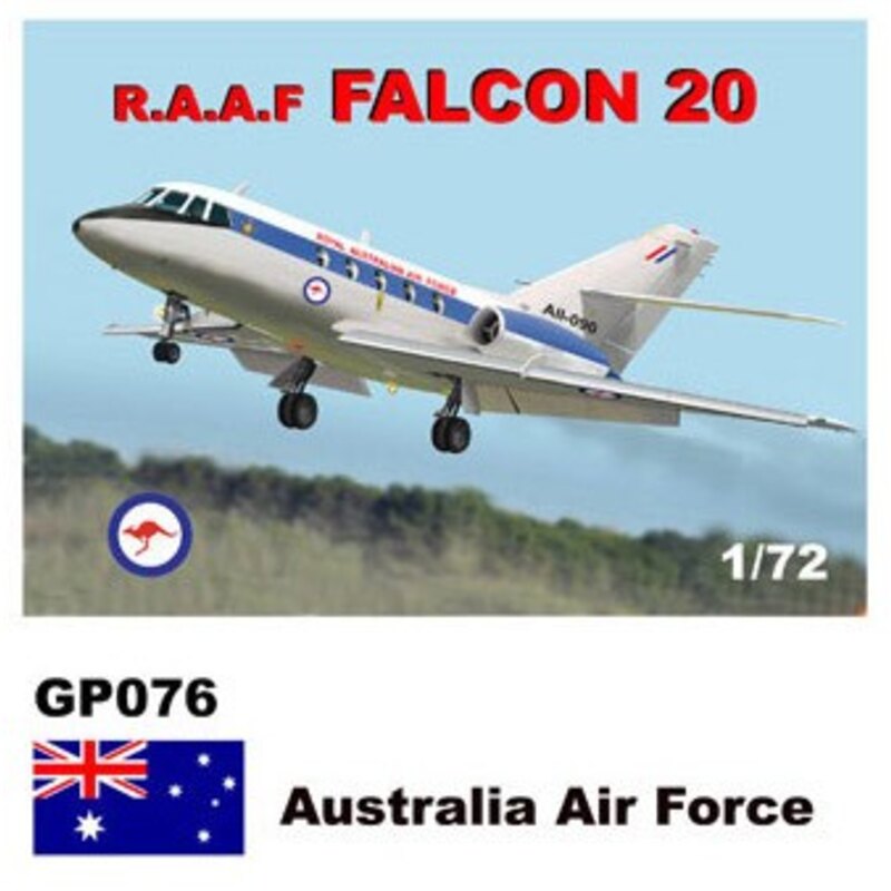 Fuerza Dassault Mystere-20 Falcon Adhesivos de Australia Aire