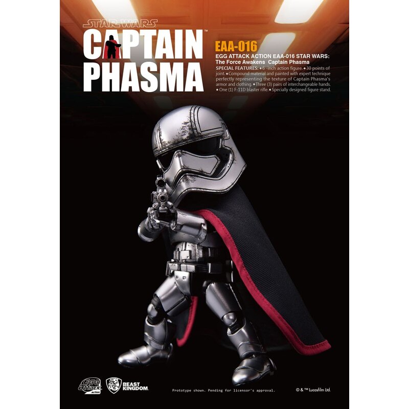 Star Wars Episode VII Egg Attack Figura Captain Phasma 15 cm