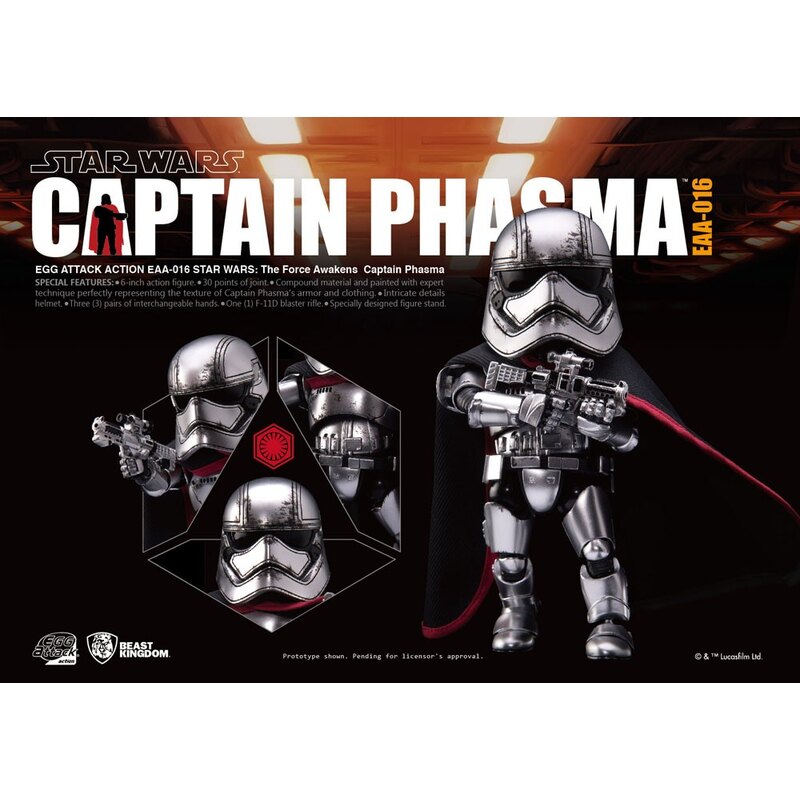 Star Wars Episode VII Egg Attack Figura Captain Phasma 15 cm