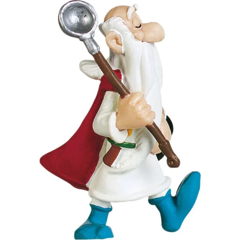 Figurita Astérix el Galo Minifigura Panorámix con la olla 8 cm