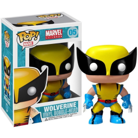 Figuras Pop Marvel Comics POP! Vinyl Cabezón Wolverine 10 cm