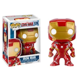 Figuras Pop Captain America Civil War POP! Vinyl Cabezón Iron Man 10 cm